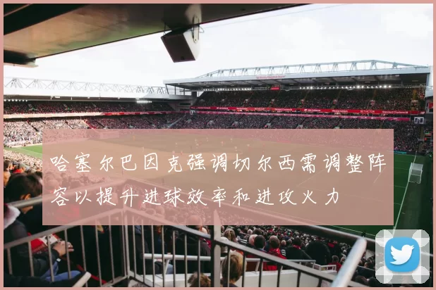 哈塞尔巴因克强调切尔西需调整阵容以提升进球效率和进攻火力
